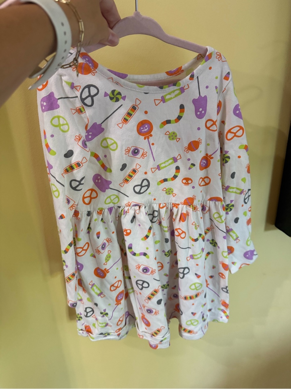 Cat & Jack halloween candy novelty cotton dress size 5T and 3t